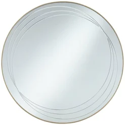 Possini Euro Design Aurelia Round Vanity Decorative Wall Mirror Modern Glam Gold Metal Frame 32" Wide Bathroom Bedroom Living Room 11 Possini Euro Design Aurelia Round Vanity Decorative Wall Mirror Modern Glam Gold Metal Frame 32" Wide Bathroom Bedroom Living Room -Possini Euro Design Sales Store GUEST 720b79df 8170 4850 9701 1bda1303153f