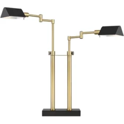 Possini Euro Design Keegan Modern Desk Lamp 24" High Warm Brass With Dual USB Charging Ports LED Adjustable Black Shade For Bedroom Living Room Desk 13 Possini Euro Design Keegan Modern Desk Lamp 24" High Warm Brass With Dual USB Charging Ports LED Adjustable Black Shade For Bedroom Living Room Desk -Possini Euro Design Sales Store GUEST 7251ebab 7e7a 4df5 88fe 68ff889d6594