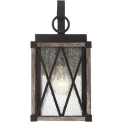 Possini Euro Design Brawley Rustic Industrial Outdoor Wall Light Fixture Bronze Wood Grain 13 1/2" Clear Seedy Glass For Post Exterior Barn Deck House 8 Possini Euro Design Brawley Rustic Industrial Outdoor Wall Light Fixture Bronze Wood Grain 13 1/2" Clear Seedy Glass For Post Exterior Barn Deck House -Possini Euro Design Sales Store GUEST 745fd5ec 0cf7 4471 970e 03f22a882930
