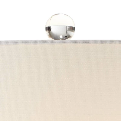 Possini Euro Design Modern Table Lamps 28.5" Tall Set Of 2 Light Sky Blue Fluted Glass White Drum Shade For Living Room Bedroom Office Family 2 Possini Euro Design Modern Table Lamps 28.5" Tall Set Of 2 Light Sky Blue Fluted Glass White Drum Shade For Living Room Bedroom Office Family - Image 2