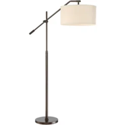 Possini Euro Design Modern Floor Lamp With USB Port 62 1/2" Tall Oil Rubbed Bronze Boom Arm Brown Drum Shade For Living Room House 15 Possini Euro Design Modern Floor Lamp With USB Port 62 1/2" Tall Oil Rubbed Bronze Boom Arm Brown Drum Shade For Living Room House -Possini Euro Design Sales Store GUEST 78432aff 9c47 44de 9bfd a851e591329c