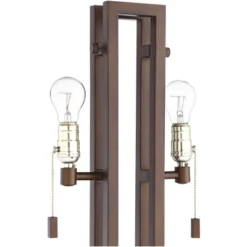 Possini Euro Design Gossard Modern Industrial Table Lamp 30" Tall Bronze With USB Charging Port White Rectangular Shade For Bedroom Living Room Office 10 Possini Euro Design Gossard Modern Industrial Table Lamp 30" Tall Bronze With USB Charging Port White Rectangular Shade For Bedroom Living Room Office -Possini Euro Design Sales Store GUEST 78b6c0b7 dbc3 4673 b907 3464079228b0