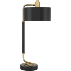 Possini Euro Design Myles Modern Mid Century Desk Lamp 24" High Black Gold With Dual USB Charging Ports Metal Drum Shade For Bedroom Living Room Home 15 Possini Euro Design Myles Modern Mid Century Desk Lamp 24" High Black Gold With Dual USB Charging Ports Metal Drum Shade For Bedroom Living Room Home -Possini Euro Design Sales Store GUEST 7b904ada 75da 43f9 a091 7aa614810f4f