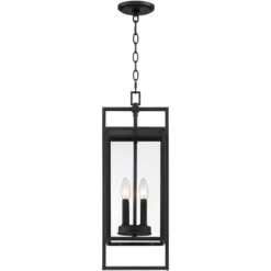 Possini Euro Design Jericho Modern Outdoor Hanging Light Textured Black 24 1/4" Clear Glass Panel For Post Exterior Barn Deck House Porch Yard Patio 12 Possini Euro Design Jericho Modern Outdoor Hanging Light Textured Black 24 1/4" Clear Glass Panel For Post Exterior Barn Deck House Porch Yard Patio -Possini Euro Design Sales Store GUEST 7c181475 5998 426b 8ead eca6b97e2fed