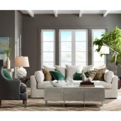 Possini Euro Design Cosgrove Modern Mid Century Table Lamp 26 1/2" High White Glazed Ceramic Light Brown Linen Drum Shade For Bedroom Living Room Home 14 Possini Euro Design Cosgrove Modern Mid Century Table Lamp 26 1/2" High White Glazed Ceramic Light Brown Linen Drum Shade For Bedroom Living Room Home -Possini Euro Design Sales Store GUEST 7cea2892 39cc 47ae ae5f 30508fcd3dc0