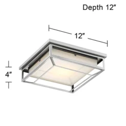 Possini Euro Design Radcliffe Modern Flush Mount Outdoor Ceiling Light Matte Nickel LED 4" Frosted Bonded Glass Damp Rated For Post Exterior Barn Deck 7 Possini Euro Design Radcliffe Modern Flush Mount Outdoor Ceiling Light Matte Nickel LED 4" Frosted Bonded Glass Damp Rated For Post Exterior Barn Deck -Possini Euro Design Sales Store GUEST 7d4b8b7b 6b3a 40c8 955a 629992129081