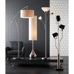 Possini Euro Design Modern Arc Floor Lamp 69" Tall Brushed Steel Adjustable Boom Off White Linen Drum Shade For Living Room Reading Office 13 Possini Euro Design Modern Arc Floor Lamp 69" Tall Brushed Steel Adjustable Boom Off White Linen Drum Shade For Living Room Reading Office -Possini Euro Design Sales Store GUEST 81b71ef2 27ae 4ba6 83b6 ba11601569a9