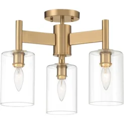 Possini Euro Design Lantico Modern Ceiling Light Semi Flush Mount Fixture 17" Wide Gold 3-Light Clear Glass For Bedroom Kitchen Living Room Hallway 11 Possini Euro Design Lantico Modern Ceiling Light Semi Flush Mount Fixture 17" Wide Gold 3-Light Clear Glass For Bedroom Kitchen Living Room Hallway -Possini Euro Design Sales Store GUEST 864fffdc a387 4b41 9809 adca2d2ef6e4