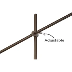 Possini Euro Design Industrial Floor Lamp Adjustable Arm 62.5" Tall Oiled Bronze Metal Light Brown Linen Drum Shade For Living Room Reading 9 Possini Euro Design Industrial Floor Lamp Adjustable Arm 62.5" Tall Oiled Bronze Metal Light Brown Linen Drum Shade For Living Room Reading -Possini Euro Design Sales Store GUEST 865aed3f 133f 4541 bf6d b6247a5233dd