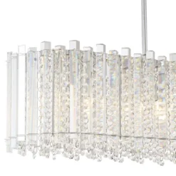 Possini Euro Design Mirabell Chrome Linear Island Pendant Chandelier 34" Wide Modern LED Clear Glass Crystal 6-Light Fixture For Dining Room Kitchen 8 Possini Euro Design Mirabell Chrome Linear Island Pendant Chandelier 34" Wide Modern LED Clear Glass Crystal 6-Light Fixture For Dining Room Kitchen -Possini Euro Design Sales Store GUEST 86cb6714 4517 47b4 b1a1 719f41595494