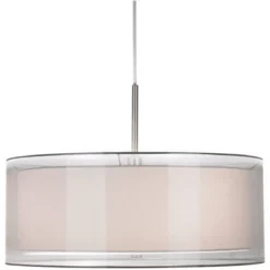Possini Euro Design Brushed Nickel Pendant Chandelier 20" Wide Modern Organza Outer White Inner Shade 3-Light Fixture For Dining Room Kitchen Island 10 Possini Euro Design Brushed Nickel Pendant Chandelier 20" Wide Modern Organza Outer White Inner Shade 3-Light Fixture For Dining Room Kitchen Island -Possini Euro Design Sales Store GUEST 8b5daa8c 3903 4cf2 bc2c a677cb4df154