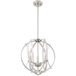 Possini Euro Design Spherical Brushed Nickel Pendant Chandelier 16" Wide Modern Orb 3-Light Fixture For Dining Room House Foyer Kitchen Island Bedroom 10 Possini Euro Design Spherical Brushed Nickel Pendant Chandelier 16" Wide Modern Orb 3-Light Fixture For Dining Room House Foyer Kitchen Island Bedroom -Possini Euro Design Sales Store GUEST 8e92f18d c578 4818 8a42 6dcf8a523fee