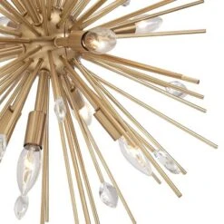 Possini Euro Design Janae Plated Gold Chandelier 29 1/2" Wide Modern Sputnik 12-Light Fixture For Dining Room House Foyer Kitchen Island Entryway -Possini Euro Design Sales Store GUEST 90bb73c0 5302 410d a538 056240a90038