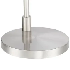 Possini Euro Design Vogue Modern Floor Lamp With Tray Table 60" Tall Brushed Nickel USB Charging Port Organza Outer White Inner Shade For Living Room -Possini Euro Design Sales Store GUEST 9553eb9b 0d48 4109 9dfe 8f0aab373f0b 1