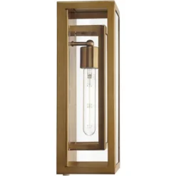 Possini Euro Design Modern Outdoor Wall Light Fixture Brass 16 1/4" Clear Glass Panel For Exterior Barn Deck House Porch Yard Patio Outside Garage 12 Possini Euro Design Modern Outdoor Wall Light Fixture Brass 16 1/4" Clear Glass Panel For Exterior Barn Deck House Porch Yard Patio Outside Garage -Possini Euro Design Sales Store GUEST 96ac5b0d ba92 40df 97c6 0e7ebb95b942