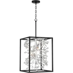 Possini Euro Design Black Silver Pendant Chandelier 15 1/4" Wide Modern Clear Crystal Flower Vine 4-Light Fixture For Dining Room House 12 Possini Euro Design Black Silver Pendant Chandelier 15 1/4" Wide Modern Clear Crystal Flower Vine 4-Light Fixture For Dining Room House -Possini Euro Design Sales Store GUEST 99db8f24 c254 4107 8bfb 1b186ddf050c