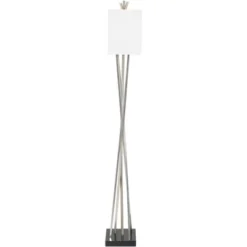 Possini Euro Design Modern Floor Lamp 63.5" Tall Brushed Steel Asymmetry White Linen Rectangular Shade For Living Room Reading Bedroom Office 12 Possini Euro Design Modern Floor Lamp 63.5" Tall Brushed Steel Asymmetry White Linen Rectangular Shade For Living Room Reading Bedroom Office -Possini Euro Design Sales Store GUEST 9be86b36 535d 4642 9f20 4aa81feecd96