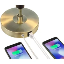 Possini Euro Design Possini Euro® Wyndham Desk Lamp With Glass Shade And Dual USB Ports 10 Possini Euro Design Possini Euro® Wyndham Desk Lamp With Glass Shade And Dual USB Ports -Possini Euro Design Sales Store GUEST 9fb29c06 0fa4 4c93 bedf 81121643cc35