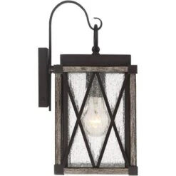 Possini Euro Design Brawley Rustic Industrial Outdoor Wall Light Fixture Bronze Wood Grain 13 1/2" Clear Seedy Glass For Post Exterior Barn Deck House 10 Possini Euro Design Brawley Rustic Industrial Outdoor Wall Light Fixture Bronze Wood Grain 13 1/2" Clear Seedy Glass For Post Exterior Barn Deck House -Possini Euro Design Sales Store GUEST a01d09cb 09b1 45dd 9db3 db14e7b9b1bc