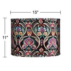 Possini Euro Design Antique Brass Plug-In Swag Chandelier 15" Wide Modern Multi-Color Embroidery Drum Shade For Dining Room House 5 Possini Euro Design Antique Brass Plug-In Swag Chandelier 15" Wide Modern Multi-Color Embroidery Drum Shade For Dining Room House -Possini Euro Design Sales Store GUEST a19a8ef4 8726 4c84 addf 905c098c52a6