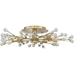 Possini Euro Design Ceiling Light Semi Flush Mount Fixture LED Brass 27 1/2" Wide 10-Light Crystal Berry For Living Room 10 Possini Euro Design Ceiling Light Semi Flush Mount Fixture LED Brass 27 1/2" Wide 10-Light Crystal Berry For Living Room -Possini Euro Design Sales Store GUEST a39380e4 f2df 4e18 8b1c 062c72465b59