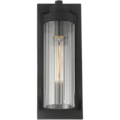 Possini Euro Design Bogata Modern Outdoor Wall Light Fixture Textured Black 15 1/2" Clear Ribbed Glass For Post Exterior Barn Deck House Porch Yard 9 Possini Euro Design Bogata Modern Outdoor Wall Light Fixture Textured Black 15 1/2" Clear Ribbed Glass For Post Exterior Barn Deck House Porch Yard -Possini Euro Design Sales Store GUEST a536d9d1 3d8b 4350 b795 85244681e476