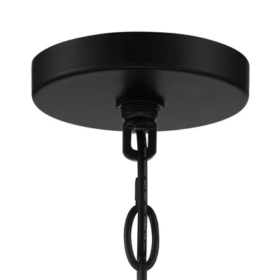 Possini Euro Design Carrine Black Gold Pendant Chandelier 15 1/4" Wide Modern Clear Crystal 4-Light Fixture For Dining Room House Foyer Kitchen Island 4 Possini Euro Design Carrine Black Gold Pendant Chandelier 15 1/4" Wide Modern Clear Crystal 4-Light Fixture For Dining Room House Foyer Kitchen Island - Image 4