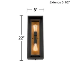 Possini Euro Design Metropolis Mid Century Modern Outdoor Wall Light Fixture Black Gold 22" Clear Glass For Post Exterior Barn Deck House Porch Yard 11 Possini Euro Design Metropolis Mid Century Modern Outdoor Wall Light Fixture Black Gold 22" Clear Glass For Post Exterior Barn Deck House Porch Yard -Possini Euro Design Sales Store GUEST aae5f51b e12b 41f2 9fe6 4af7d7a4cdba