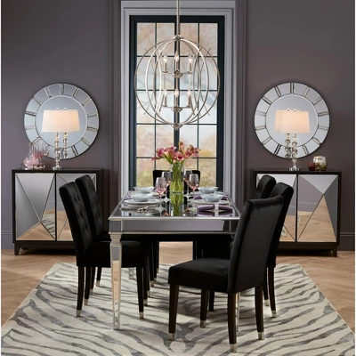 Possini Euro Design Spherical Brushed Nickel Large Chandelier 24" Wide Modern 6-Light Fixture For Dining Room House Foyer Kitchen Island Entryway Home 7 Possini Euro Design Spherical Brushed Nickel Large Chandelier 24" Wide Modern 6-Light Fixture For Dining Room House Foyer Kitchen Island Entryway Home - Image 7