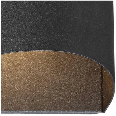 Possini Euro Design Ratner Modern Outdoor Wall Light Fixture Black Dark Sky LED Downlight 5 1/2" For Post Exterior Barn Deck House Porch Yard Patio 2 Possini Euro Design Ratner Modern Outdoor Wall Light Fixture Black Dark Sky LED Downlight 5 1/2" For Post Exterior Barn Deck House Porch Yard Patio - Image 2