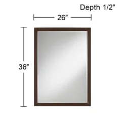 Possini Euro Design Metzeo Rectangular Vanity Wall Mirror Vintage Beveled Edge Oil Rubbed Bronze Metal Frame 26" Wide For Bathroom Bedroom Living Room 11 Possini Euro Design Metzeo Rectangular Vanity Wall Mirror Vintage Beveled Edge Oil Rubbed Bronze Metal Frame 26" Wide For Bathroom Bedroom Living Room -Possini Euro Design Sales Store GUEST ad60919e 2840 4c96 8136 2f2a5fd34430
