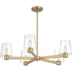 Possini Euro Design Satiny Gold Pendant Chandelier 27 1/4" Wide Modern Clear Glass Shades 5-Light Fixture For Dining Room House 11 Possini Euro Design Satiny Gold Pendant Chandelier 27 1/4" Wide Modern Clear Glass Shades 5-Light Fixture For Dining Room House -Possini Euro Design Sales Store GUEST added775 1e3d 4c85 8c5f bc80d2ee6420
