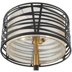 Possini Euro Design Halifax Modern Industrial Floor Lamp 64 1/2" Tall Matte Black Warm Gold Metal Double Drum Shade For Living Room Bedroom Office 9 Possini Euro Design Halifax Modern Industrial Floor Lamp 64 1/2" Tall Matte Black Warm Gold Metal Double Drum Shade For Living Room Bedroom Office -Possini Euro Design Sales Store GUEST af7eed5f 7d25 47c5 b7a6 4423133583dc