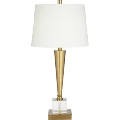 Possini Euro Design Wayne Modern Table Lamps 29 1/4" Tall Set Of 2 Brass With USB Charging Port White Fabric Drum Shade For Bedroom Living Room Kids 14 Possini Euro Design Wayne Modern Table Lamps 29 1/4" Tall Set Of 2 Brass With USB Charging Port White Fabric Drum Shade For Bedroom Living Room Kids -Possini Euro Design Sales Store GUEST b017a527 08a0 4e6b 9dc2 2359505f7991