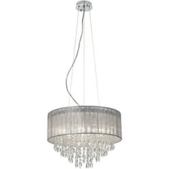 Possini Euro Design Jolie Chrome Chandelier Lighting 20" Wide Modern Crystal Silver Fabric Shade 7-Light Fixture For Dining Room House Kitchen Island 12 Possini Euro Design Jolie Chrome Chandelier Lighting 20" Wide Modern Crystal Silver Fabric Shade 7-Light Fixture For Dining Room House Kitchen Island -Possini Euro Design Sales Store GUEST b5a3f889 4381 402d 9fe1 a088bafb958c
