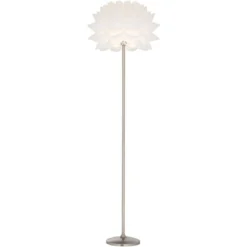 Possini Euro Design Modern Floor Lamp 63" Tall Brushed Steel White Orb Petal Flower Shade Dimmable For Living Room Reading Bedroom Office 12 Possini Euro Design Modern Floor Lamp 63" Tall Brushed Steel White Orb Petal Flower Shade Dimmable For Living Room Reading Bedroom Office -Possini Euro Design Sales Store GUEST b65ab1c4 bbbb 4851 984a 599117a9076c