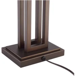 Possini Euro Design Gossard Modern Industrial Table Lamp 30" Tall Bronze With USB Charging Port White Rectangular Shade For Bedroom Living Room Office 11 Possini Euro Design Gossard Modern Industrial Table Lamp 30" Tall Bronze With USB Charging Port White Rectangular Shade For Bedroom Living Room Office -Possini Euro Design Sales Store GUEST b6784666 f9e5 4104 ba08 60412db3475f