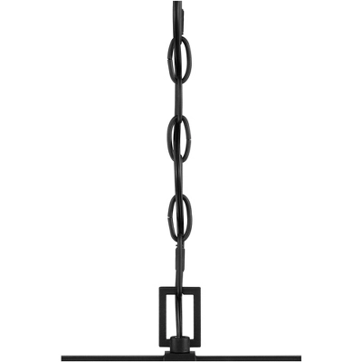 Possini Euro Design Jericho Modern Outdoor Hanging Light Textured Black 24 1/4" Clear Glass Panel For Post Exterior Barn Deck House Porch Yard Patio 3 Possini Euro Design Jericho Modern Outdoor Hanging Light Textured Black 24 1/4" Clear Glass Panel For Post Exterior Barn Deck House Porch Yard Patio - Image 3