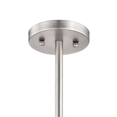 Possini Euro Design Spherical Brushed Nickel Large Chandelier 24" Wide Modern 6-Light Fixture For Dining Room House Foyer Kitchen Island Entryway Home 3 Possini Euro Design Spherical Brushed Nickel Large Chandelier 24" Wide Modern 6-Light Fixture For Dining Room House Foyer Kitchen Island Entryway Home - Image 3