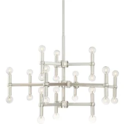 Possini Euro Design Marya Brushed Nickel Chandelier 32" Wide Modern 24-Light Fixture For Dining Room House Foyer Kitchen Island Entryway Bedroom Home 14 Possini Euro Design Marya Brushed Nickel Chandelier 32" Wide Modern 24-Light Fixture For Dining Room House Foyer Kitchen Island Entryway Bedroom Home -Possini Euro Design Sales Store GUEST c377a767 7d2d 4ac9 a18d f4a9873aaf53