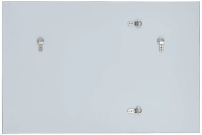 Possini Euro Design Relevei Rectangular Vanity Decorative Wall Mirror Modern Silver Wood Metal Frame 26" Wide Bathroom Bedroom Home 8 Possini Euro Design Relevei Rectangular Vanity Decorative Wall Mirror Modern Silver Wood Metal Frame 26" Wide Bathroom Bedroom Home - Image 8