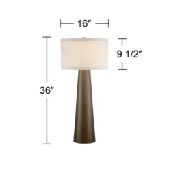 Possini Euro Design Karen Modern Table Lamp 36" Tall Dark Gold Glass With Table Top Dimmer Off White Fabric Drum Shade For Bedroom Living Room Bedside 9 Possini Euro Design Karen Modern Table Lamp 36" Tall Dark Gold Glass With Table Top Dimmer Off White Fabric Drum Shade For Bedroom Living Room Bedside -Possini Euro Design Sales Store GUEST cfef7d8d 90e2 4c2c b118 e2d6aa9110ee