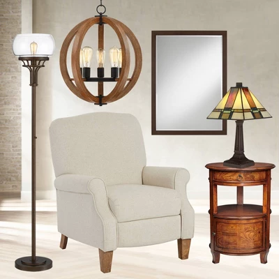 Possini Euro Design Metzeo Rectangular Vanity Wall Mirror Vintage Beveled Edge Oil Rubbed Bronze Metal Frame 26" Wide For Bathroom Bedroom Living Room 8 Possini Euro Design Metzeo Rectangular Vanity Wall Mirror Vintage Beveled Edge Oil Rubbed Bronze Metal Frame 26" Wide For Bathroom Bedroom Living Room - Image 8