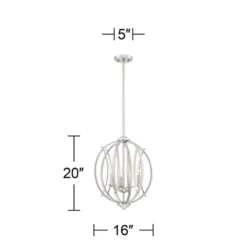 Possini Euro Design Spherical Brushed Nickel Pendant Chandelier 16" Wide Modern Orb 3-Light Fixture For Dining Room House Foyer Kitchen Island Bedroom 12 Possini Euro Design Spherical Brushed Nickel Pendant Chandelier 16" Wide Modern Orb 3-Light Fixture For Dining Room House Foyer Kitchen Island Bedroom -Possini Euro Design Sales Store GUEST d4c94ad7 a94d 4ba7 9f4d ae1100b106f0