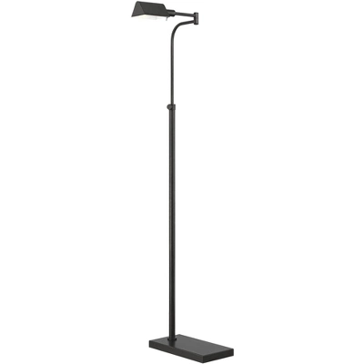 Possini Euro Design Keegan Traditional Pharmacy Floor Lamp 54" Tall Dark Bronze Adjustable Swing Arm Metal Shade For Living Room Reading Bedroom 7 Possini Euro Design Keegan Traditional Pharmacy Floor Lamp 54" Tall Dark Bronze Adjustable Swing Arm Metal Shade For Living Room Reading Bedroom - Image 7