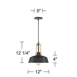 Possini Euro Design Black Warm Brass Mini Pendant Lighting Fixture 12" Wide Farmhouse Rustic For Dining Room House Home Kitchen Island High Ceilings 14 Possini Euro Design Black Warm Brass Mini Pendant Lighting Fixture 12" Wide Farmhouse Rustic For Dining Room House Home Kitchen Island High Ceilings -Possini Euro Design Sales Store GUEST dfbbf7b4 fa90 4b91 85ef bc93f5813fb2