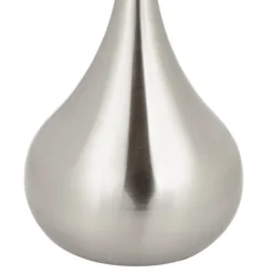Possini Euro Design Mid Century Modern Floor Lamp 62" Tall Brushed Steel Droplet Cotton Cylinder Shade For Living Room Bedroom Office -Possini Euro Design Sales Store GUEST e11ef49e abbd 4f6e b6bb 695b3813afad
