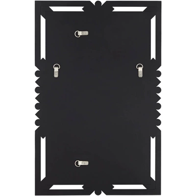 Possini Euro Design Clafia Rectangular Vanity Wall Mirror Modern Beveled Edge Clear Diamond Mirrored Frame 26" Wide For Bathroom Bedroom Living Room 6 Possini Euro Design Clafia Rectangular Vanity Wall Mirror Modern Beveled Edge Clear Diamond Mirrored Frame 26" Wide For Bathroom Bedroom Living Room - Image 6