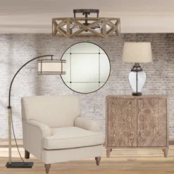 Possini Euro Design Moorcroft Modern Farmhouse Ceiling Light Semi Flush Mount Fixture 14 1/2" Wide Dark Wood Bronze 6-Light Hexagon Frame For Bedroom 15 Possini Euro Design Moorcroft Modern Farmhouse Ceiling Light Semi Flush Mount Fixture 14 1/2" Wide Dark Wood Bronze 6-Light Hexagon Frame For Bedroom -Possini Euro Design Sales Store GUEST e365a827 dd64 4f45 abf0 cc9e7e1dfb53