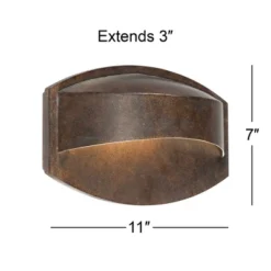 Possini Euro Design Xane Modern Industrial Outdoor Wall Light Fixture Bronze Dark Sky 7" For Post Exterior Barn Deck House Porch Yard Patio Outside 10 Possini Euro Design Xane Modern Industrial Outdoor Wall Light Fixture Bronze Dark Sky 7" For Post Exterior Barn Deck House Porch Yard Patio Outside -Possini Euro Design Sales Store GUEST e533445a aae2 4aa2 9f73 d2bcb75774bf